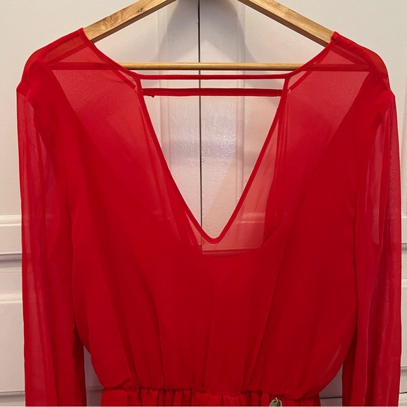 mangano chiffon dress in size 44 (M) - Picture 4 of 4